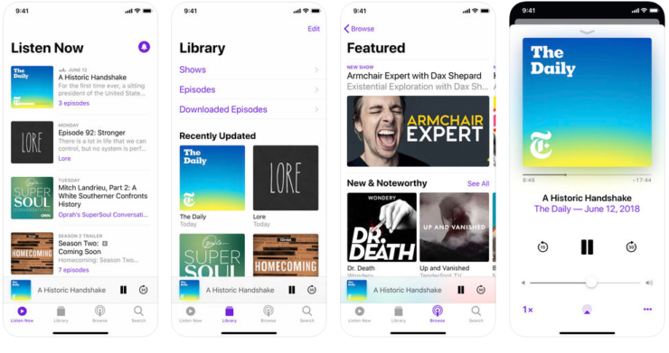 podcast library
