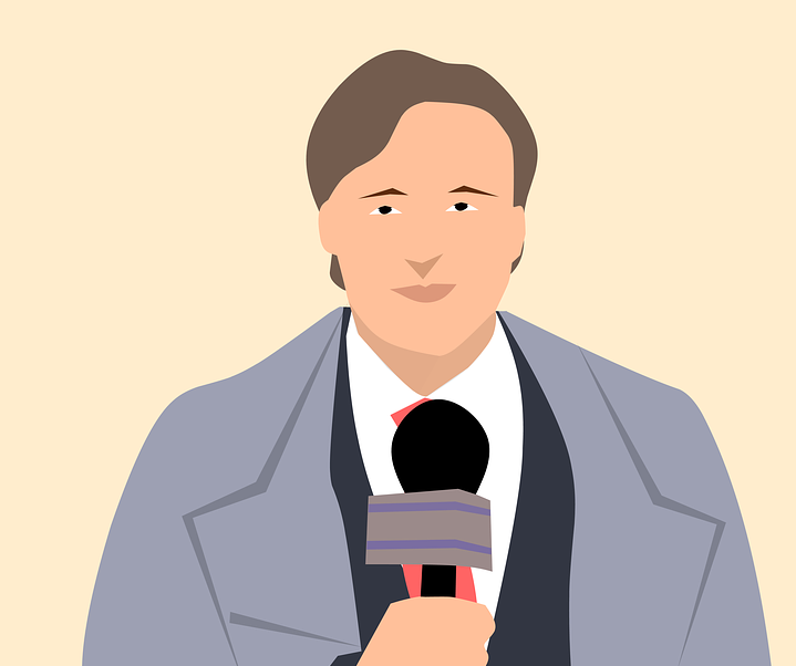 TV News Reporting Anchor