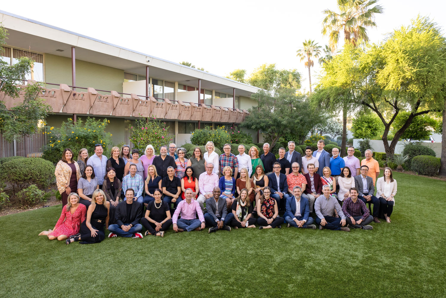 Members of the Public Relations Global Network gather for a group photo