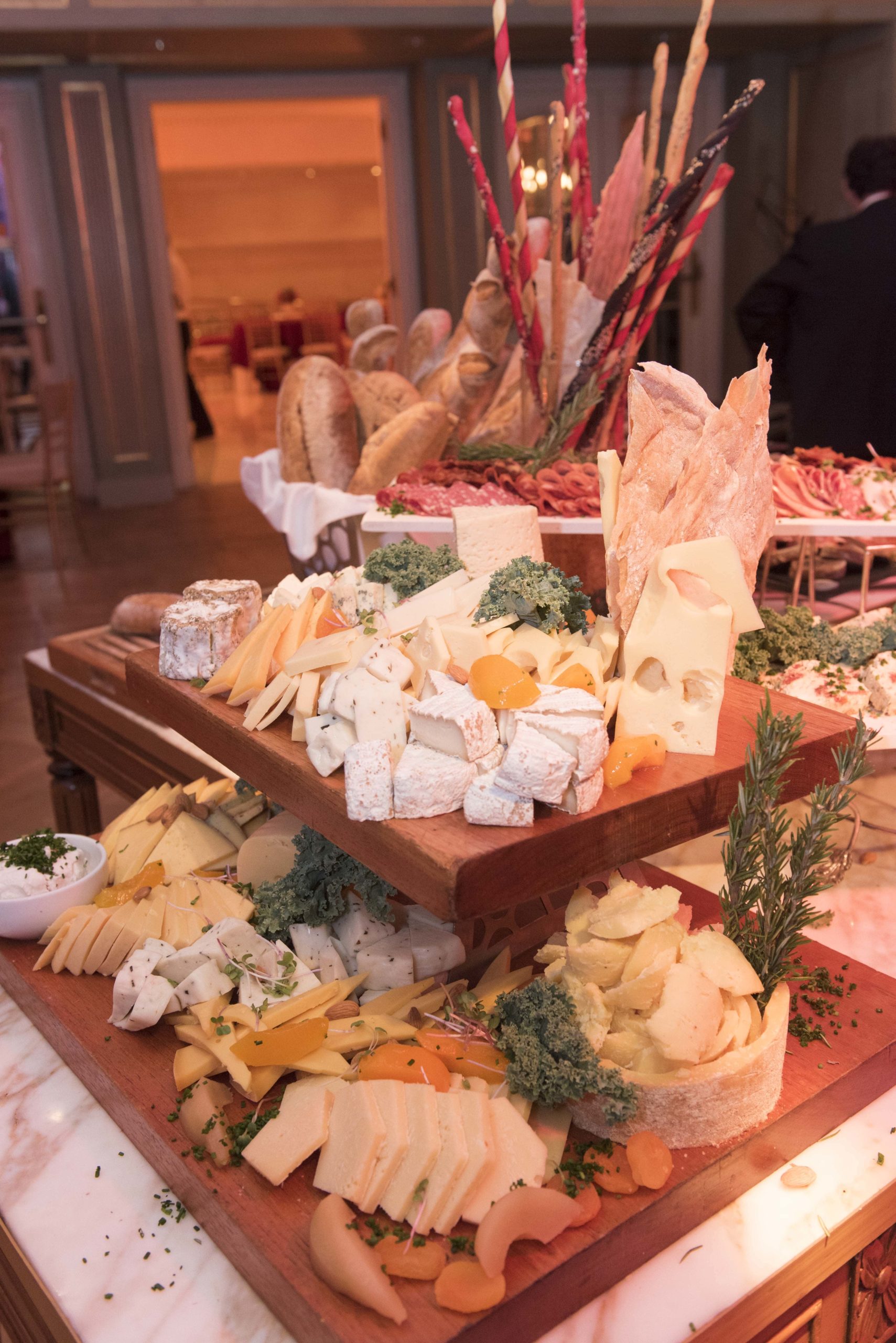 Bread and Cheese display from a corporate event in Buenos Aires, Argentina