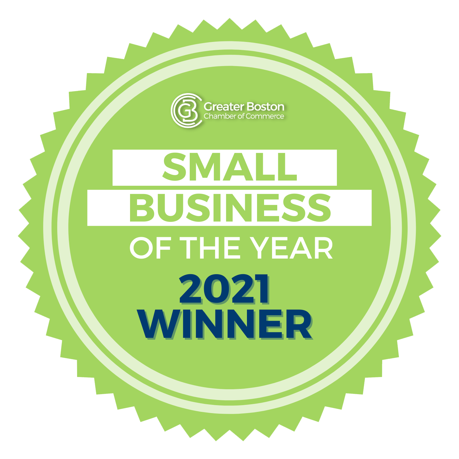 Greater Boston Chamber of Commerce Small Business of the Year 2021 Winner