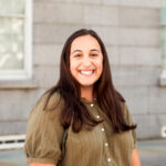 Julia Demopoulos outside the Castle office in Boston