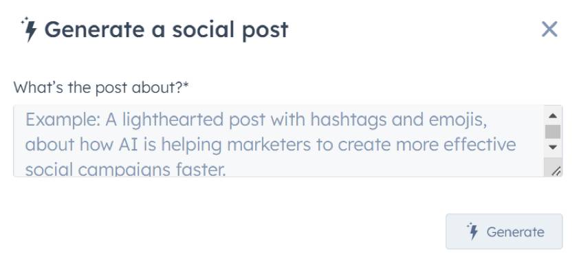 Generate a social post screenshot