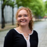 Jackie Tierney outside Castle offices