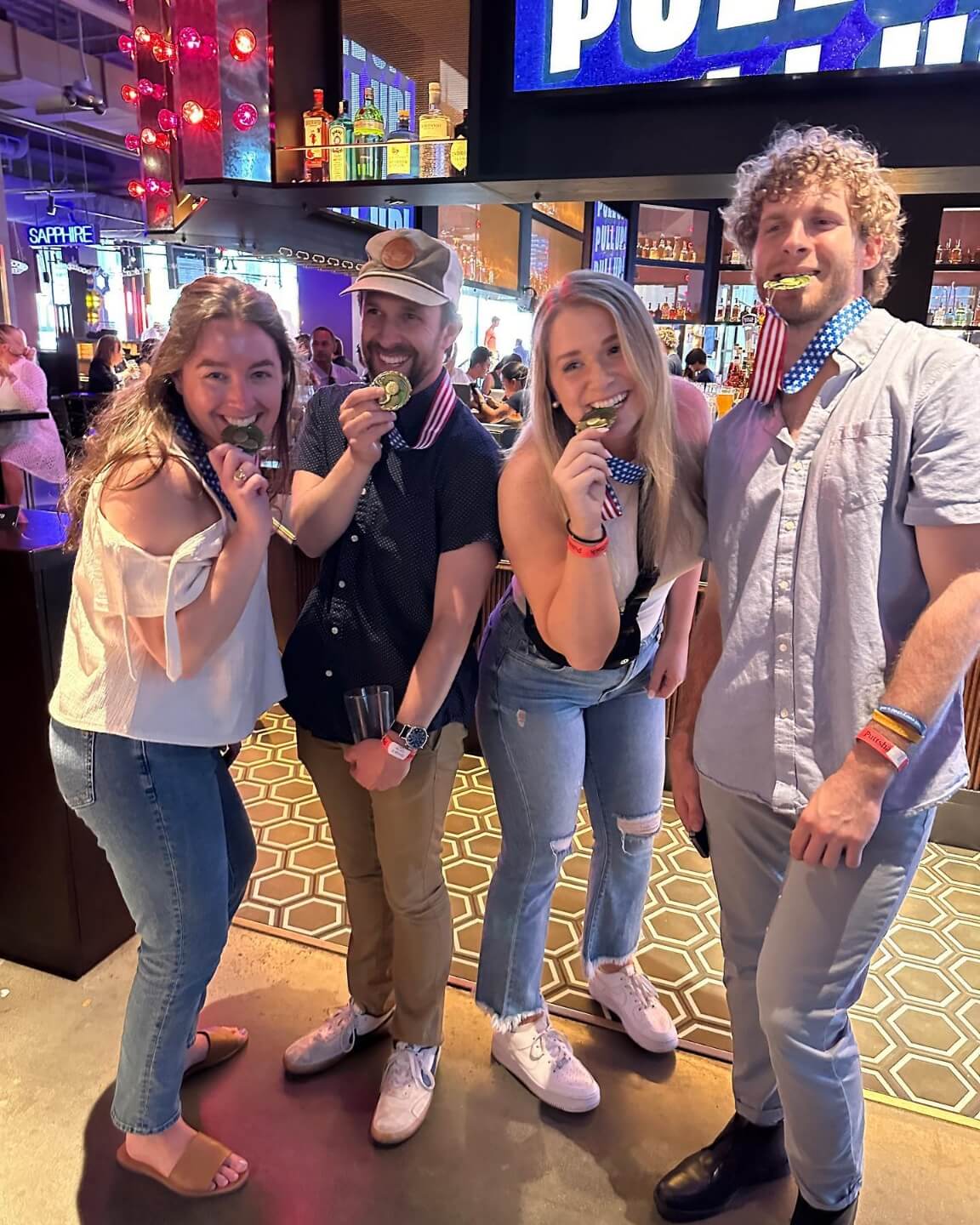 Castle team members out together at Spring Fling