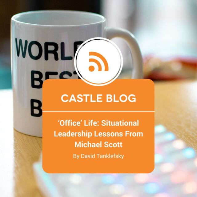 When we provided Situational Leadership Training to all Castle staff, Senior Account Director David Tanklefsky (@dtanklef) didn't need to be convinced of the program's benefits. But he kept thinking about The Office. Check out the latest blog at the link in our bio to see a few scenes from The Office through the lens of Situational Leadership.  #SituationalLeadership #SituationalLeadershipTraining #StaffTraining #TheOffice #NewBlog