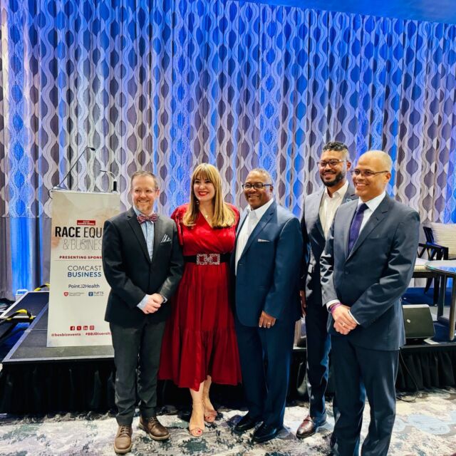 It was so great to see our friends join the panel for @bosbizevents' "Race Equity & Business: Moving Forward" event:  ·  Imari Paris Jeffries Ph.D., President & CEO, @embracebos
·  Robert Lewis Jr., President & CEO, @bgcboston
·  Eneida Roman, President & CEO, @amplifylatinx
·  Pratt Wiley, President & CEO, @ourpartnershipcommunity 
The session prompted some interesting discussions on how we can ensure that the Massachusetts workforce not only meets the needs of the economy but remains equitable, inclusive and diverse. 
Thank you to all who are implementing various programs, strategies and opportunities to help create a strong future that addresses race, equity, and social justice in Boston.
