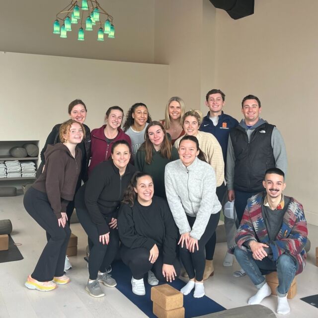 To help all team members prioritize our health and well-being, Castle hosted a #WellnessDay filled with activities to recharge throughout the workday! 🔋 
🧘 Jumpstarted the day with a yoga class at @asanacharlestown, where we practiced breathing, alignment and mindfulness. We left feeling relaxed and centered! 
🍓 Had a delicious and nutritious lunch catered from @playabowls with yummy acai, fruits, granola and all the nourishment we needed. 
🐶 Got a paw-some visit to the office for some puppy therapy, courtesy of the @petsandpeoplefoundation. @penpen_goldenpup and @rosieofcharlestown brought us so much joy, laughter and puppy love! 
🍪 Enjoyed some incredible cookies from @colletteyscookies. You can't conclude the day without a sweet treat. 
We thank our Health and Wellness Committee for planning this special day to remind us that health and wellness, both in and out of the workplace, matters! #WellnessWednesday